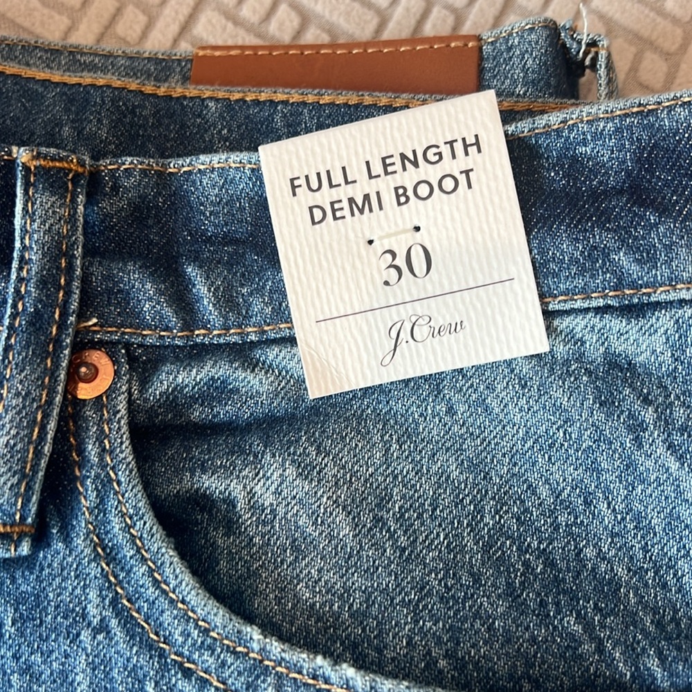 NWT J. Crew jeans -full length - Picture 3 of 5